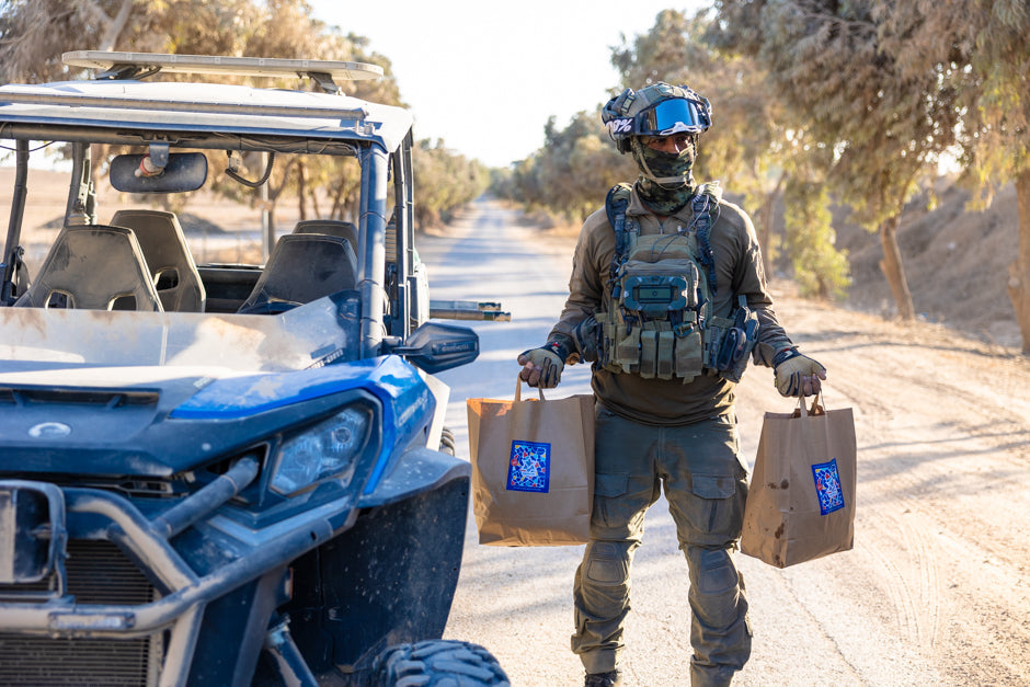 Soldiers in the field – food that arrives just in time.
