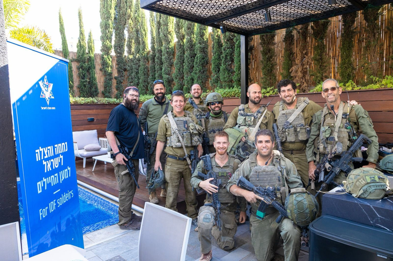 "From the battlefield to serenity – moments of peace, smiles, and true rest for our soldiers."